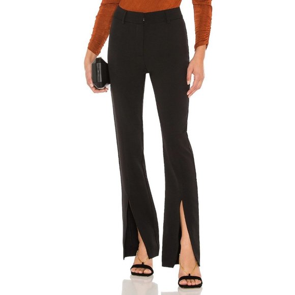 ASTR the Label Pants - ASTR the Label Slit Pant in Black